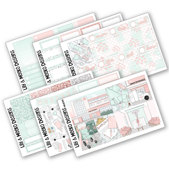 Medicine | Weekly Vertical Sticker Planner Kit Michaels Recollections Pp Happy 1.5