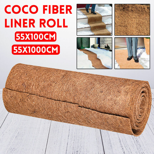 1M Coco Liner Roll Basket Flower Basket Flowerpot Hanging Pad Doublure en fibre de coco