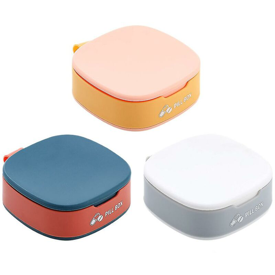 Sun Flowergb - 3 small pill boxes Portable pill box Plastic pill boxes