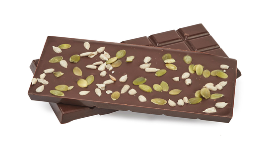 Organic Sunflower & Pumpkin Seeds Dark Chocolate Bar