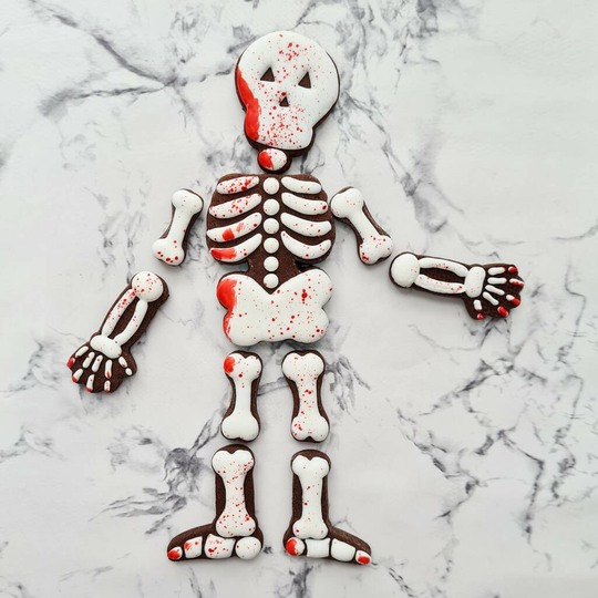 Halloween Iced Biscuit Gift, Pre Order, Skeleton Puzzle
