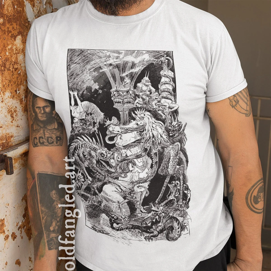 Punishment | C1900 - Unisex Organic T-Shirt, Vintage Style Art T-Shirt