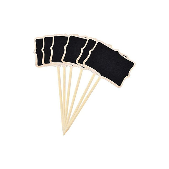 20 Pcs Wood Plant Labels Black Board Plant Markers Labels Garden Labels