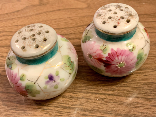Porcelain Flower Salt & Pepper Shakers