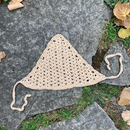Organic Cotton Crocheted Headband | Desert