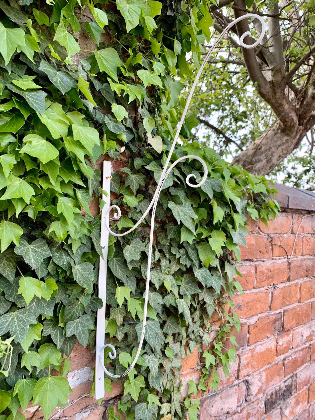 Garden Planter Bracket Large Metal Rustic Shabby Chic Hanging Basket Support Display Home Handmade Decoration Gifts