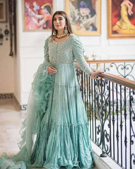 Powder Blue Long Maxi Dress
