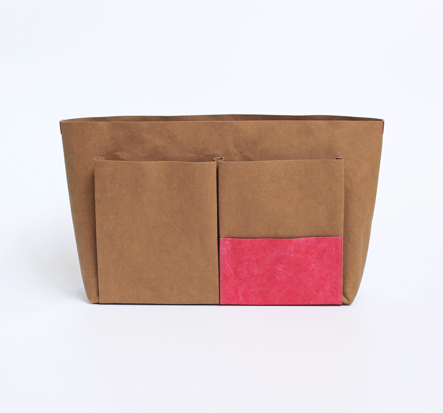 Minimalist Washable Paper Bag Organizer Insert, Lightweight Eco Bag/Purse Customized Purse Insert