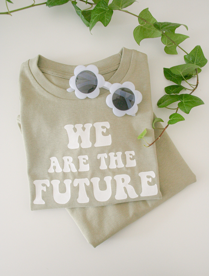 We Are The Future| Kids T Shirt| Organic Cotton Shirt| Boho|Kids Boho Shirt
