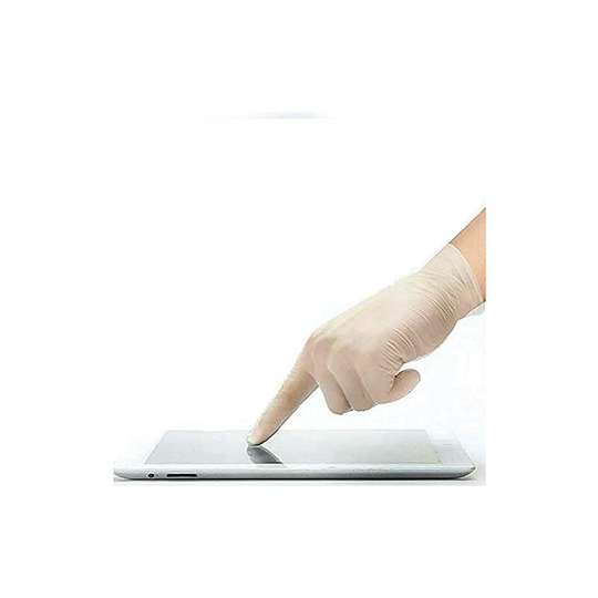 Vinyl Multi-Purpose Gloves, Powder Free, Disposable, Extra Strong - Box of 100 - Clear (Medium)