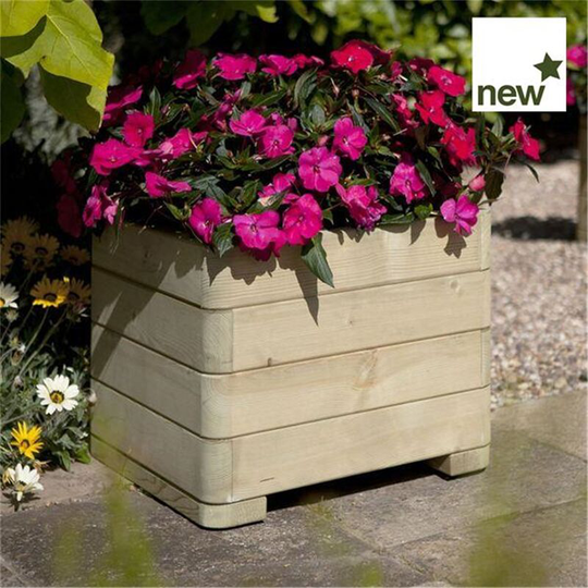 Deluxe Marberry Square Planter 1ft 7 x 1ft 7 (0.50m x 0.50m)