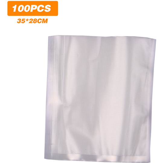 100pcs Vacuum Sealer Bags 35x28 Commercial Grade Sous Vide Vaccume Safe Universal Pre-Cut Bag - 28x35
