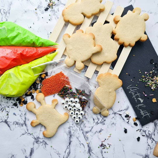 Monsters Diy Cookie Decorating Kit, Six Biscuits