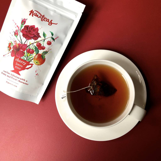 Cherry Loves Rose Caffeine Free Tea