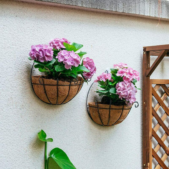2pcs Hanging Basket Planter Hanging Basket Plant Hanging Basket, Outdoor Hanging Planter, Garden Decoration Hanging Basket Wall Hanging Planter