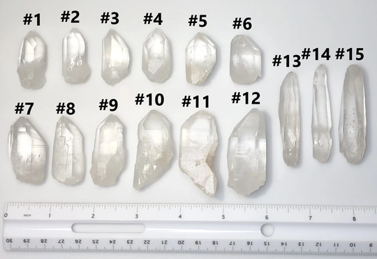 Lemurian Seed Quartz | Raw Points - Lot #1