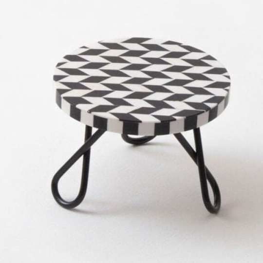Plant Stand Indoor Retro Row Small Round Modern Home Décor Side Table For Multi Purpose Indoor & Outdoor