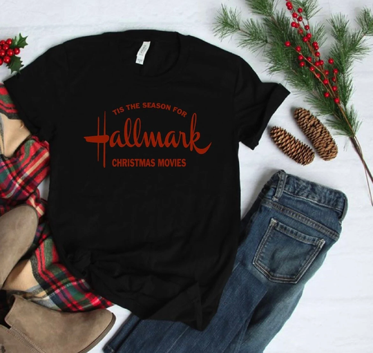 Tis The Season For Hallmark Christmas Movies, Christmas, Shirt, Merry Matching