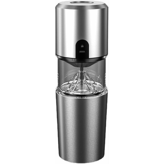Electric coffee grinder 35g capacity Grinder for coffee beans, nuts, spices with 304 stainless steel housing and steel blades with coffee powder