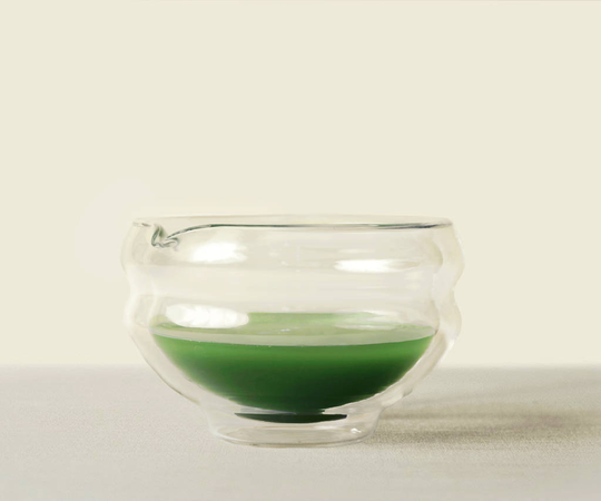 Glass Katakuchi Matcha Tea Brewing Bowl