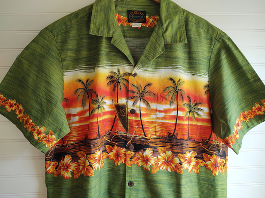 Vintage Hawaiian Shirt Xl Men's Aloha Reserve Collection