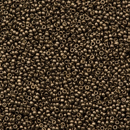 Miyuki Seed Beads 15/0, 0457 - Metallic Dk.bronze, Beads, Miyuki Beads, Seed Beads Japanese Seed