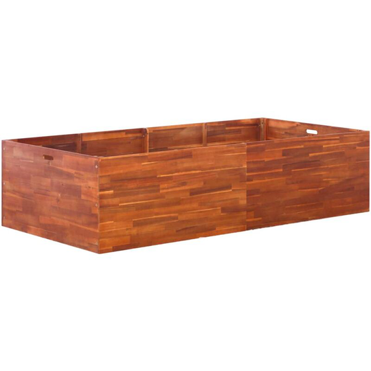 Topdeal - Garden Planter Acacia Wood 200x100x50 cm VDTD28243