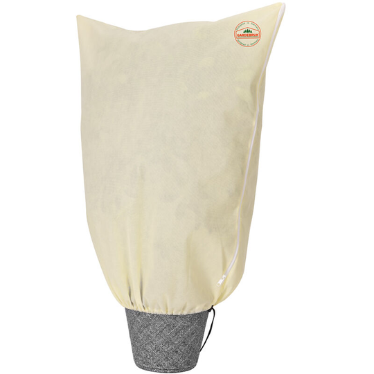 Winter Frost Protection Zipped Fleece Hood Bag For Potted Garden Plants Beige Different Sizes 2,5x3,6m (de) - Gardebruk