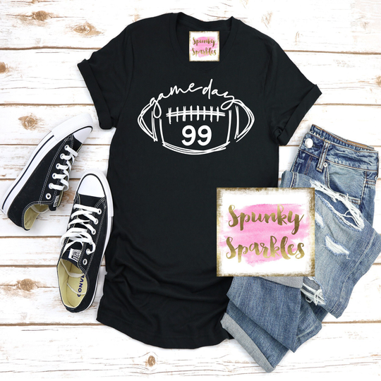 Game Day Shirt, Football Mom Season, T-Shirt, Spirit Custom Plus Size