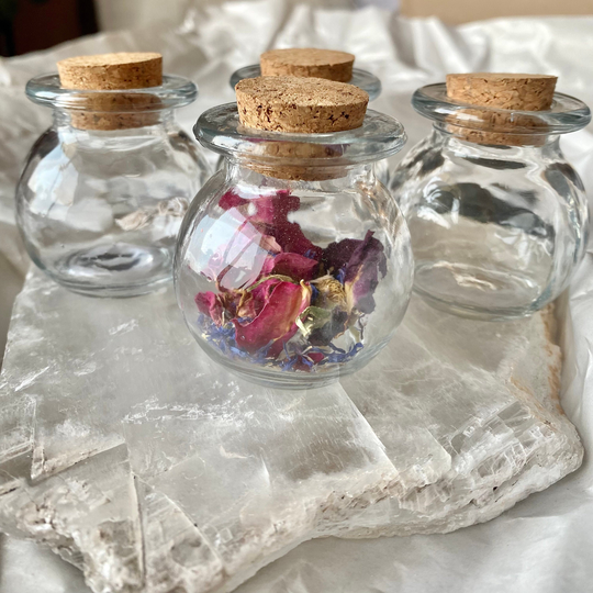 Small Cork Jars, Spell Altar Tools, Supplies, Work Glass Jar, Witchy Things, Witchcraft, Wiccan, Pagan