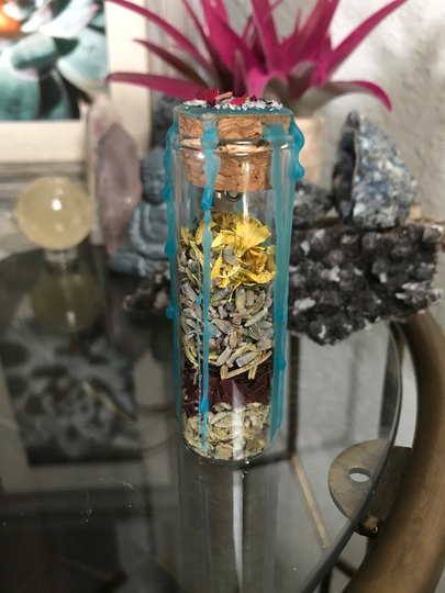 Overcoming Hard Times Herbal Intention Jar