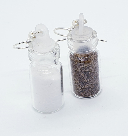 Salt & Pepper Pot Earrings