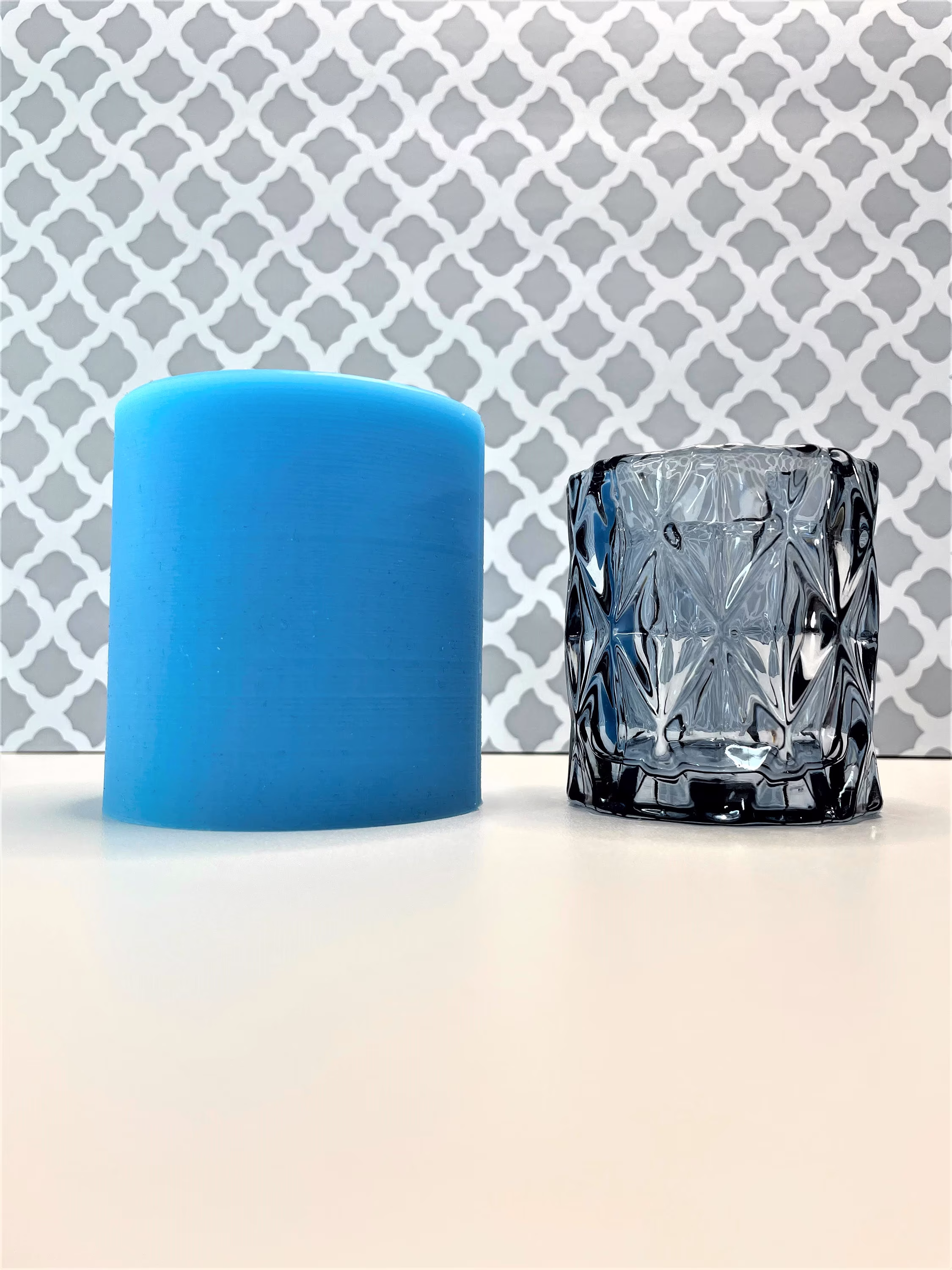 Candle Silicone Mold Shiny/Mould For Concrete Planters Candles Pots Pencil Holder