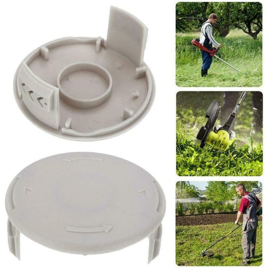 Couvercles de capuchon bobine rechange pour Ryobi, couvercle tête coupe à double ligne, couvercle couvercle bobine Strimmer, kit couvercle bobine,