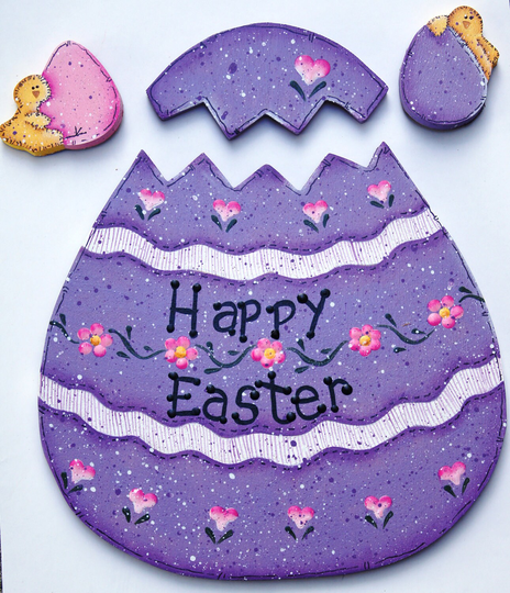 Easter - Wooden "Seasonal Bear N Friends