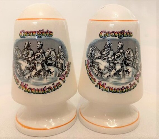 Vintage Georgia's Stone Mountain Park Salt & Pepper Shakers
