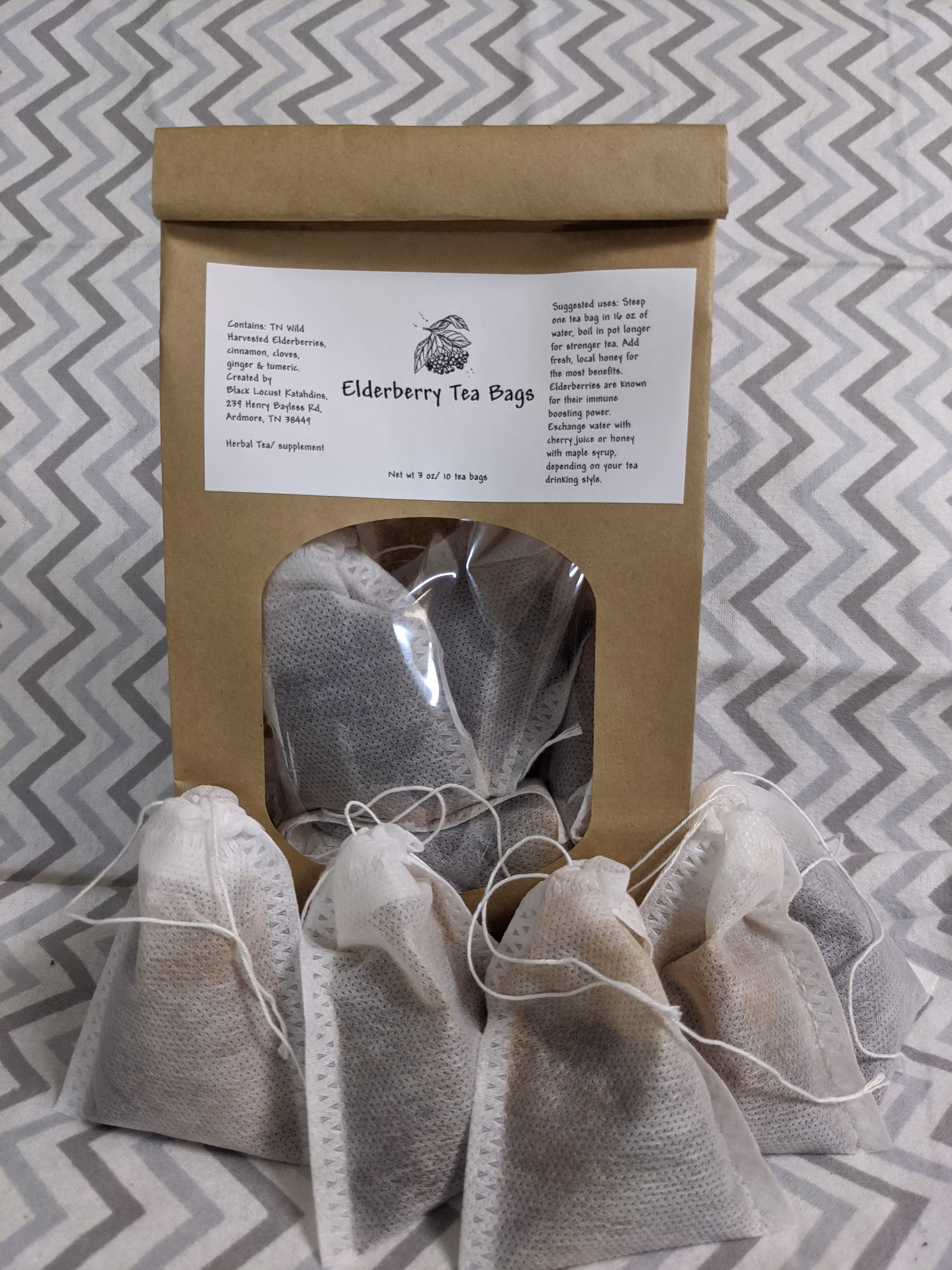 Elderberry Tea Bags | Pk Of 10