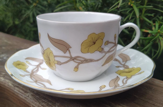 Arabia Karoliina Coffee Cup & Saucer Side Plate Esteri Tomula Finland