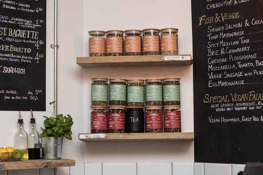 Jar With Indulgent Tea Pyramid Bags Or 250g Loose Leaf