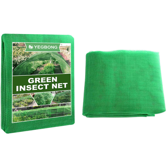 Green Polyethylene Insect Netting Greenhouse Garden Plants Bird and Insect Repellent Net 2*5 Meters
