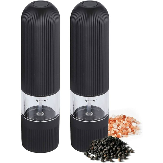 Electric Gravity Salt and Pepper Grinder - Durable - For Home and Restaurants