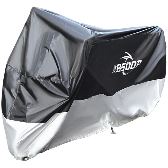 Lifcausal - 200*90*100 Motorcycle Cover with Keyhole- All Season Waterproof Outdoor Protection Against Dust, Debris, Rain and Weather(M-XXXXL) Oxford