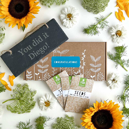 Personalised Congratulations Growing Gift Set
