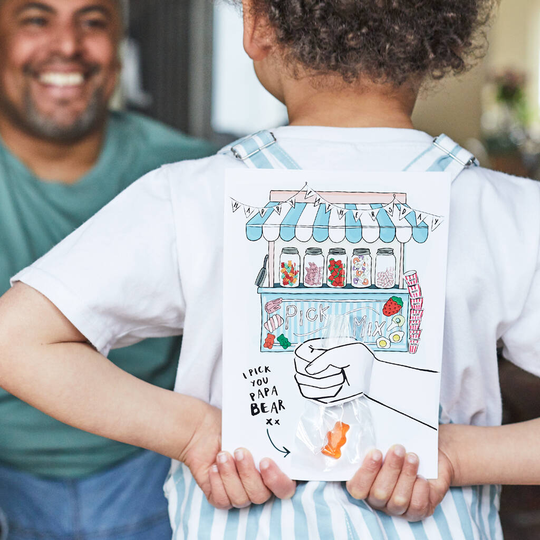 Pick And Mix, I Pick You Papa Bear Card