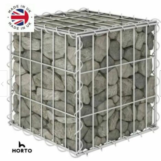 Gabion Basket/Cages Retaining Stone Garden Wall Heavy Duty 4M Wire Horto Cube
