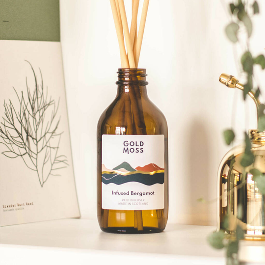 Infused Bergamot Uplifting Eco Friendly Reed Diffuser