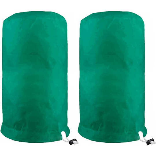 2 Pieces Plant Overwintering Veil 140掳200cm Green, Plant Protection Cover, Tree Overwintering Cover, Wintering Veil with Zipper, Garden Plants Tomato