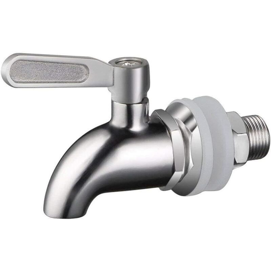 Barrel Tap, Beverage Dispenser, Beer Barrel Tap, Wine Tap - Stainless Steel and 12mm Size