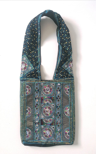 Handmade Shoulder Bag, Mirrors & Sequins, Christmas Gift, Gift For Women, Home, Seasonal