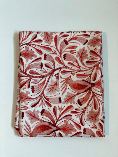 Red Xanthia Birds & Branches Organic Quilting Cotton Fat Quarters